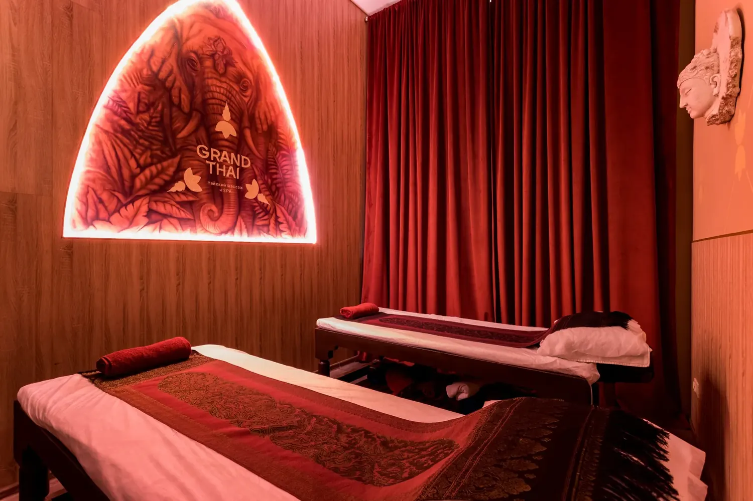 Двойной кабинет GRANDTHAI для парных SPA-программ
