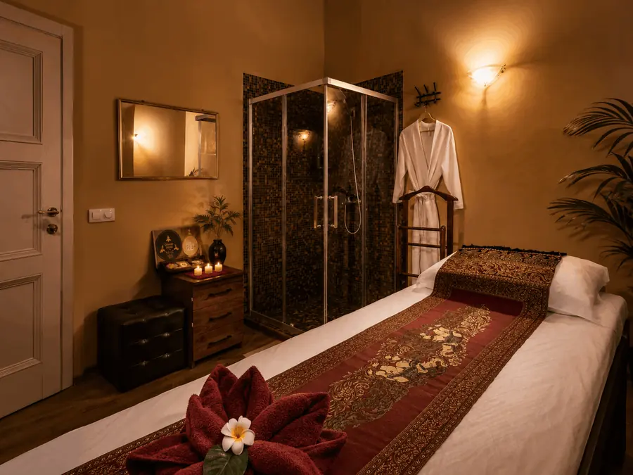 Одноместный кабинет Thai SPA GRANDTHAI с душевой зоной